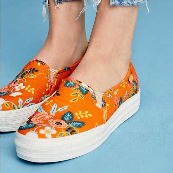 Keds x Rifle Paper Co. Triple
Decker Sneakers - Picture 8 of 12